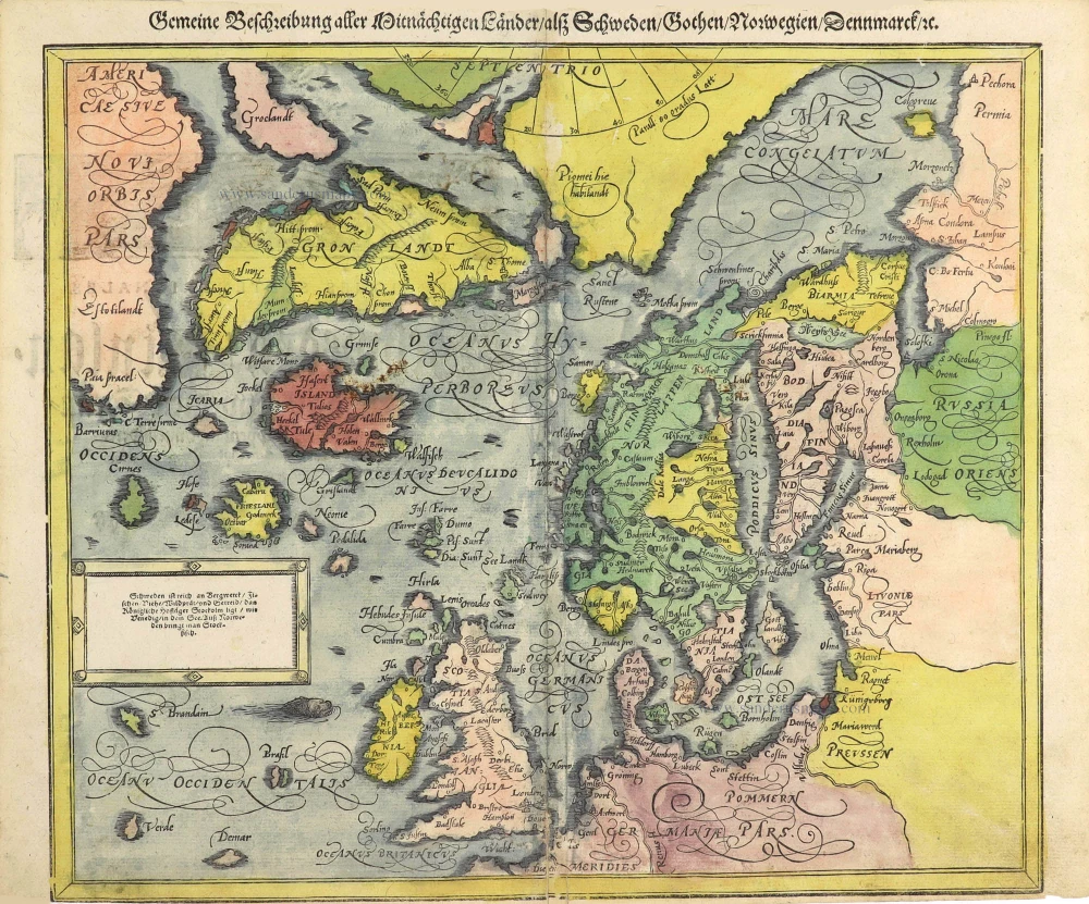 Gemeine Beschreibung aller Mittnächtigen Länder / alß Schweden / Gothen / Norwegien / Dennmarck / ec.
