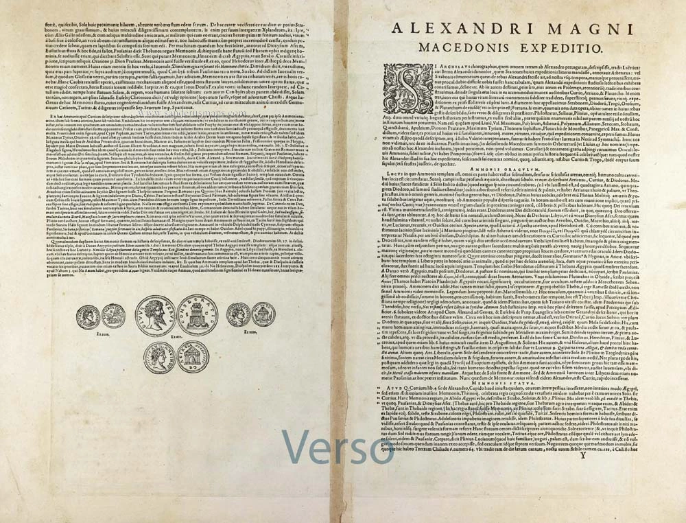Alexander's Expeditions by Abraham Ortelius.