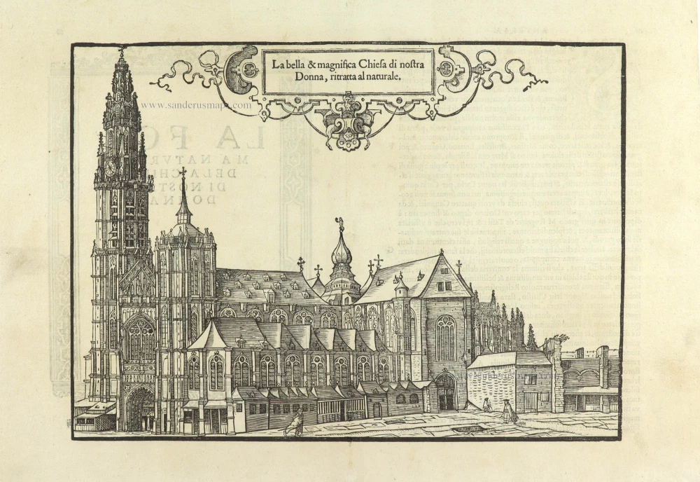 Antwerp - Our Lady's Cathedral (Antwerpen - O.L.Vrouwekathedraal) by Lodovico Guicciardini.