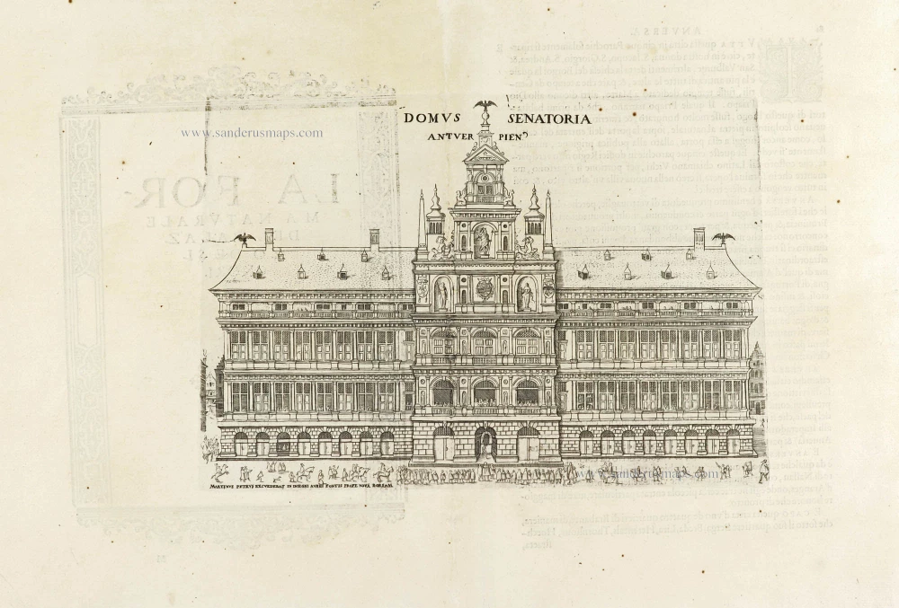 Antwerp - City Hall (Antwerpen - Stadhuis) by Lodovico Guicciardini.