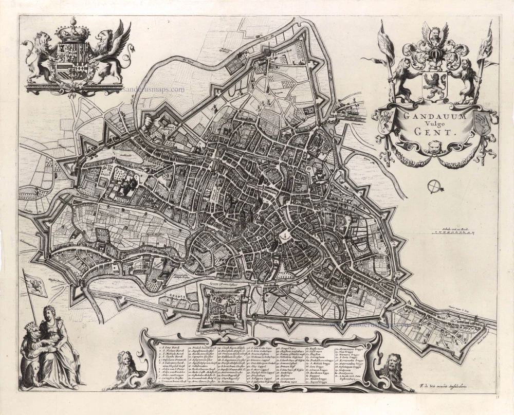 Gent by Frederick de Wit.