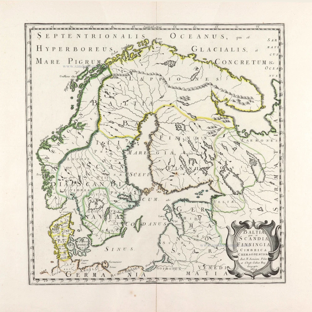 Baltia, quae et Scandia, Cimbrica Chersonesus &c.