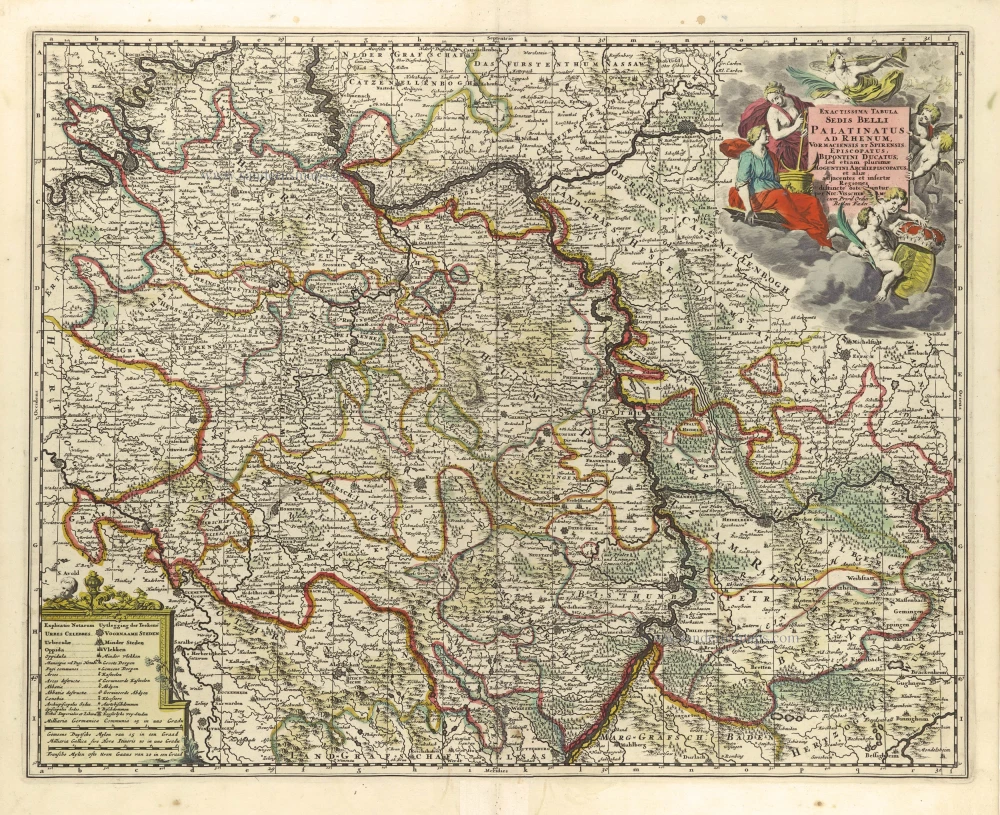 Rheinland-Pfalz by Nicolas Visscher II.