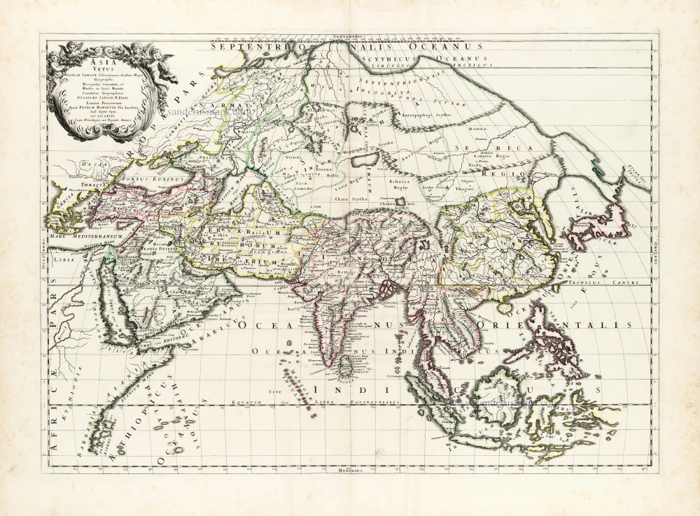 Ancient Asia by Nicolas & Guillaume Sanson.