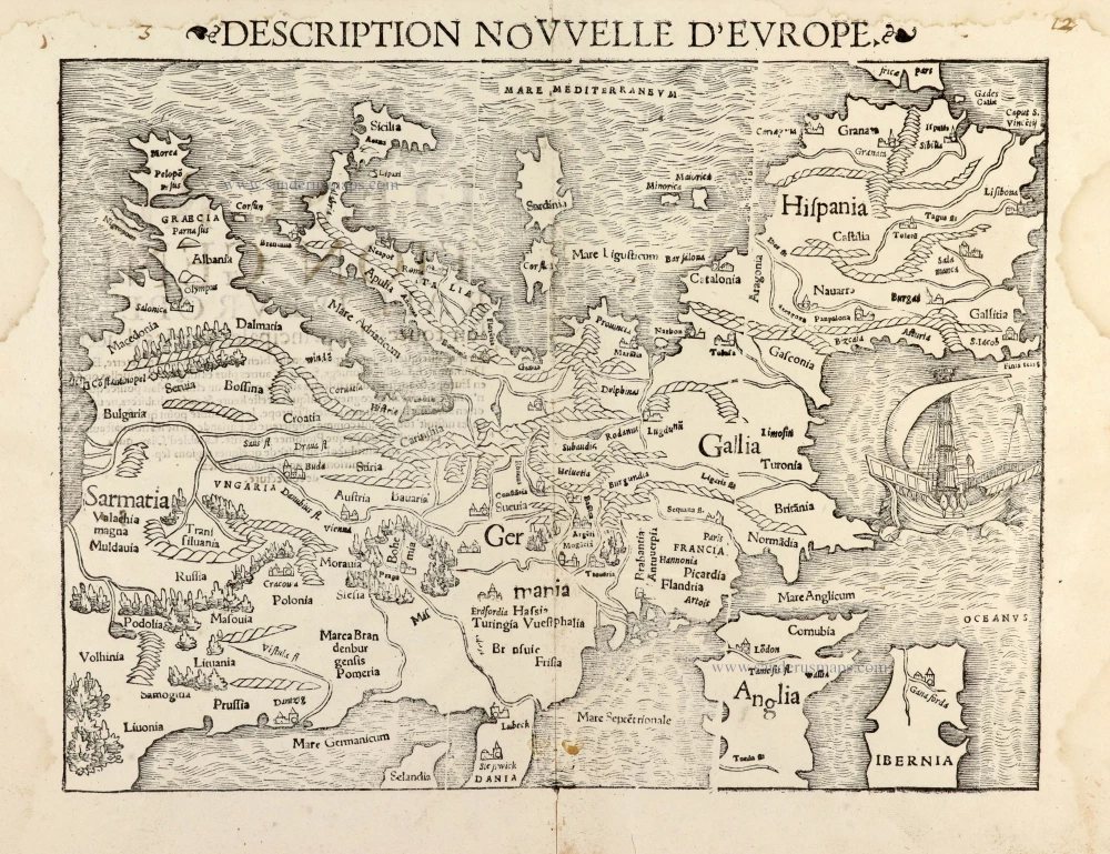 Europe by Sebastian Münster