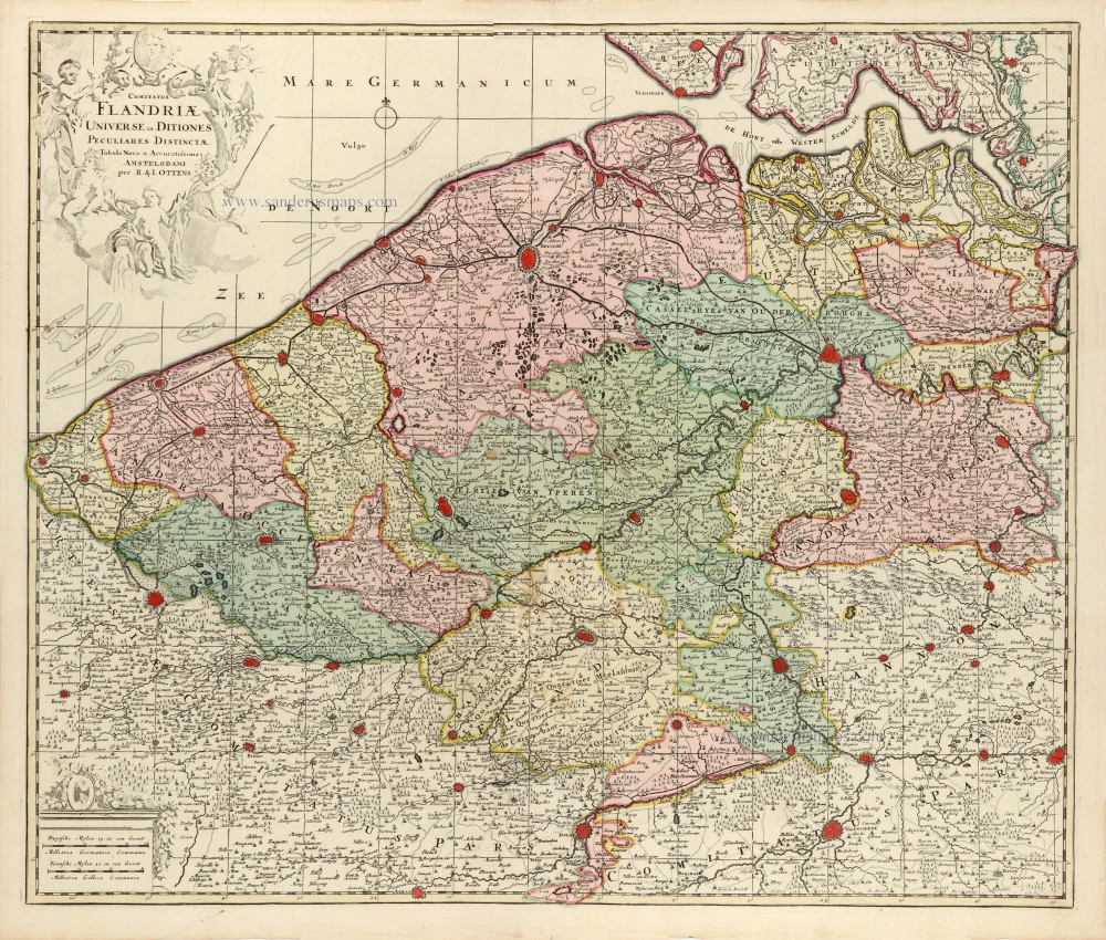 Flanders (Vlaanderen) by Ottens R. & J.