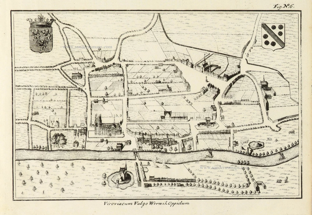 Wervik by Antonius Sanderus.
