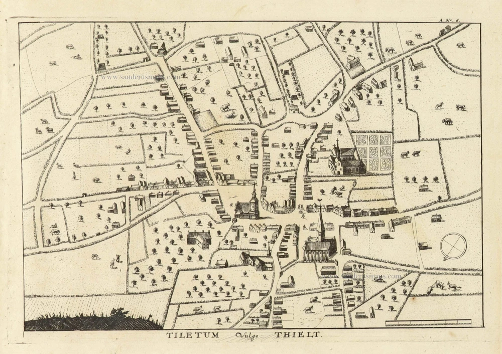 Tielt by Antonius Sanderus.