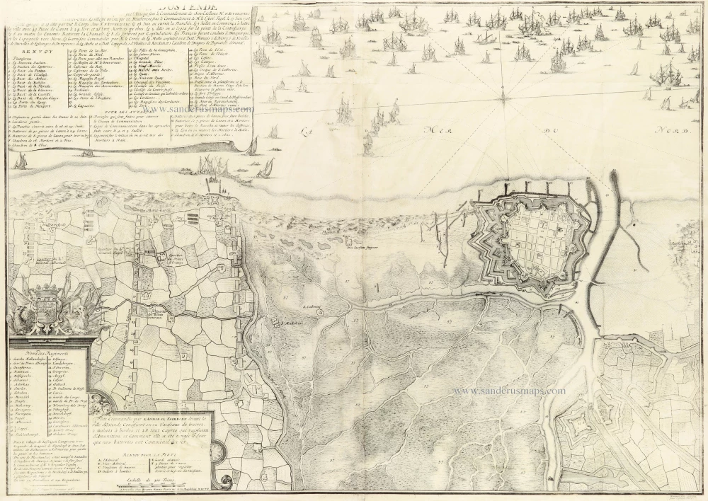 Plan de la ville d'Ostende