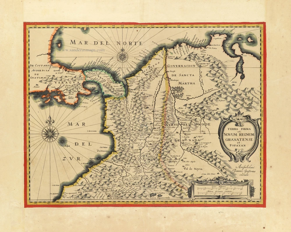 Terra Firma et Novum Regnum Granatense et Popayan.