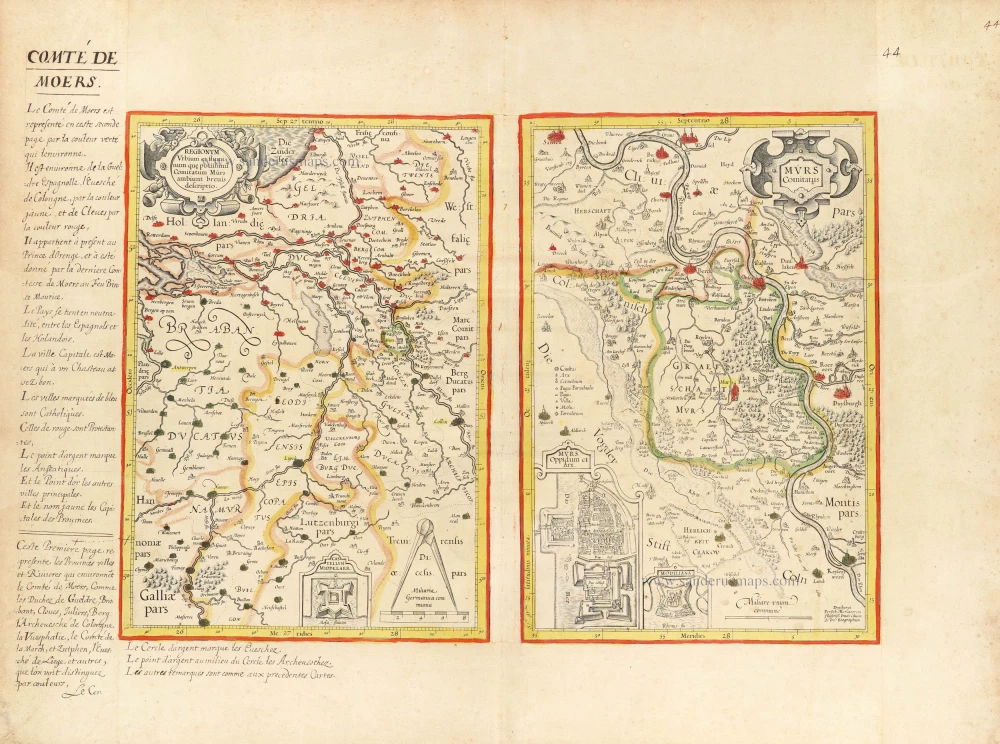 Moers, by Johannes Mercator.
