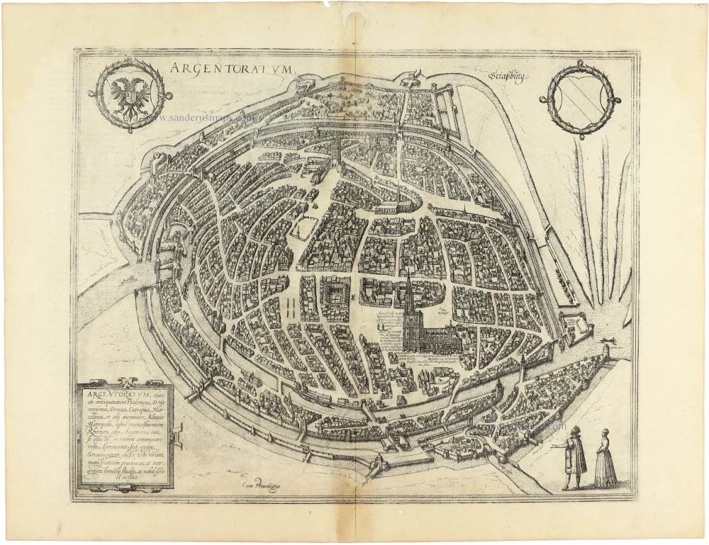 Strasbourg, by Braun and Hogenberg.