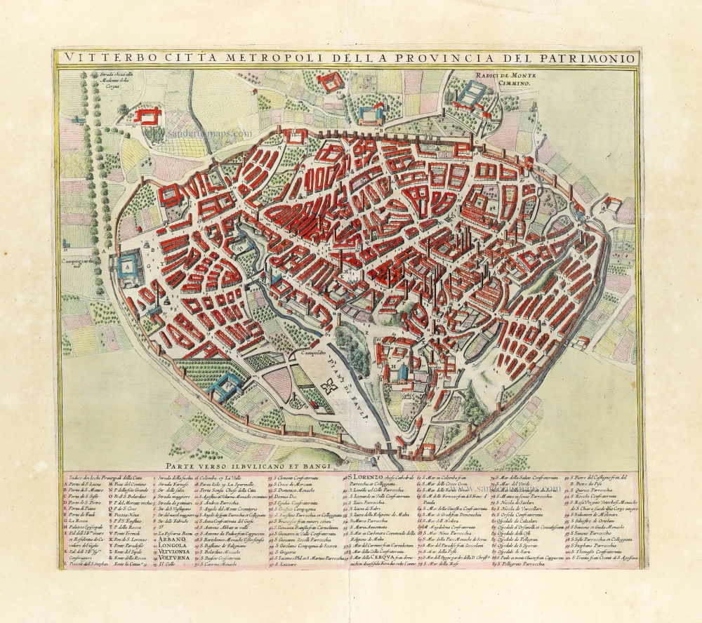Viterbo Citta Metropoli della Provincia del Patrimonio.
