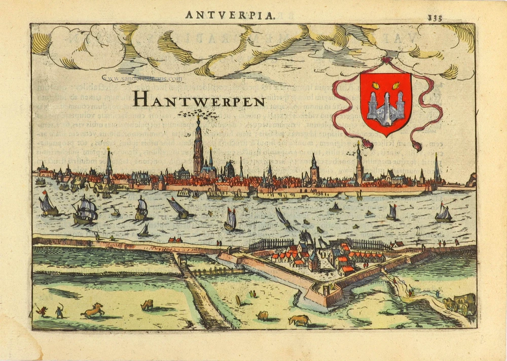 Antwerp (Antwerpen), by Lodovico Guicciardini.