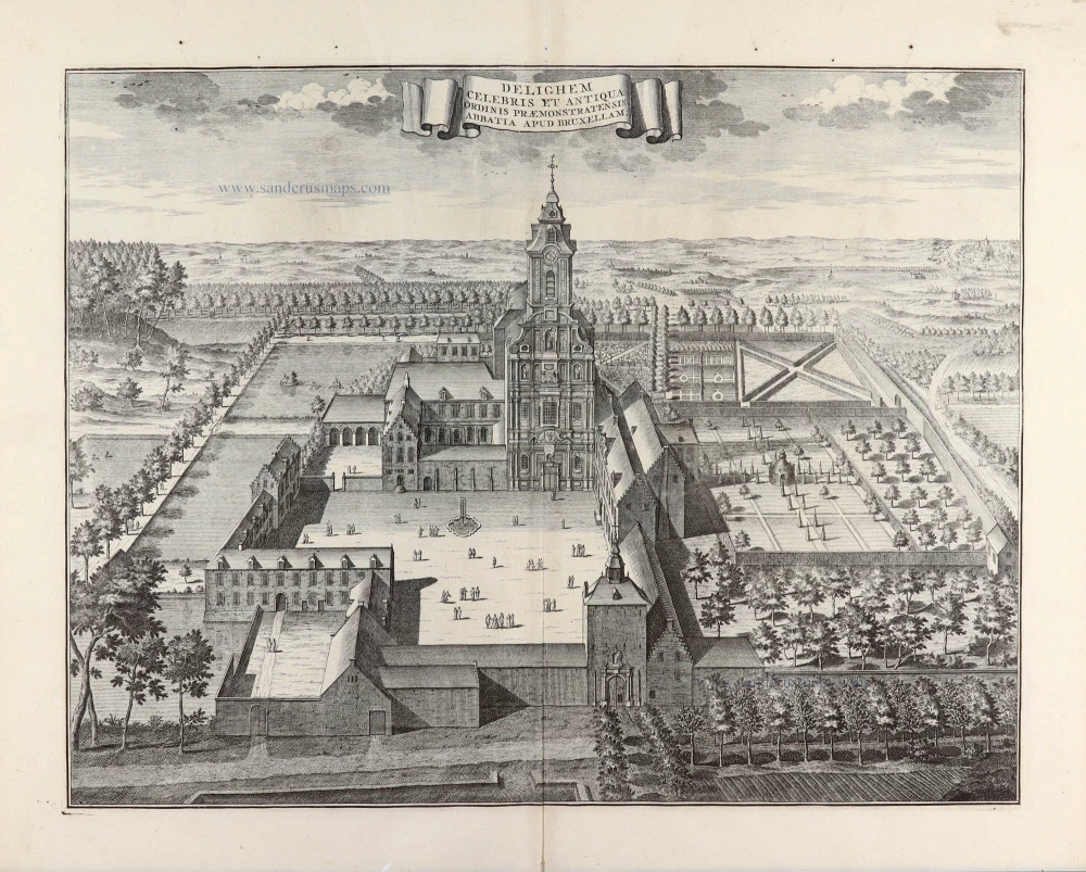 Delighem Celebris Et Antiqua Ordinis Præmonstratensis Abbatia Apud Bruxellam