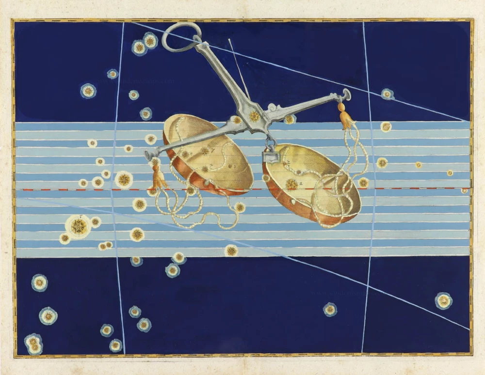 <i>LIBRA</i>, by Johann Bayer.