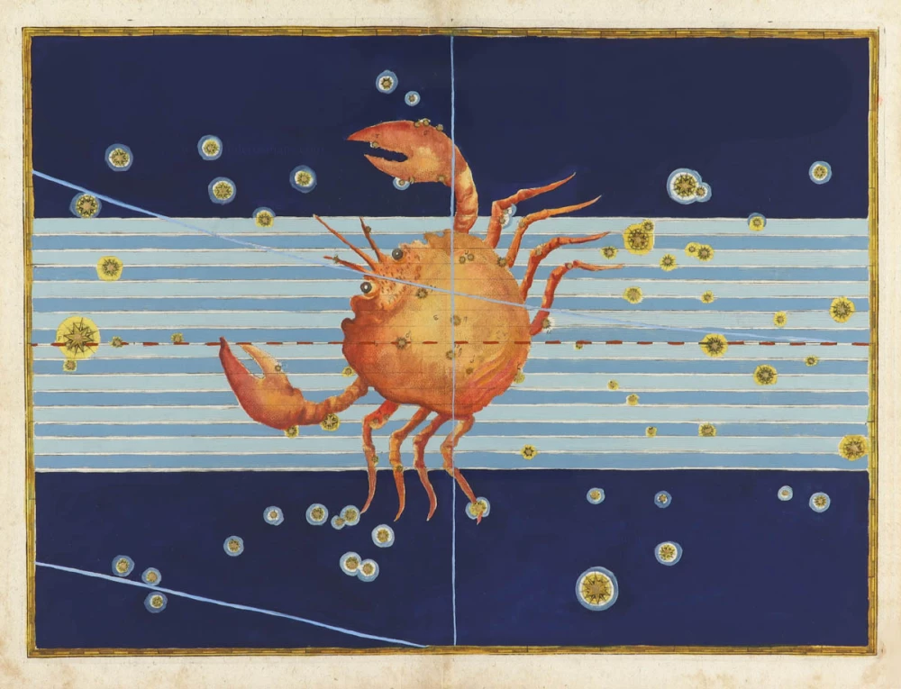 <i>CANCER</i>, by Johann Bayer.