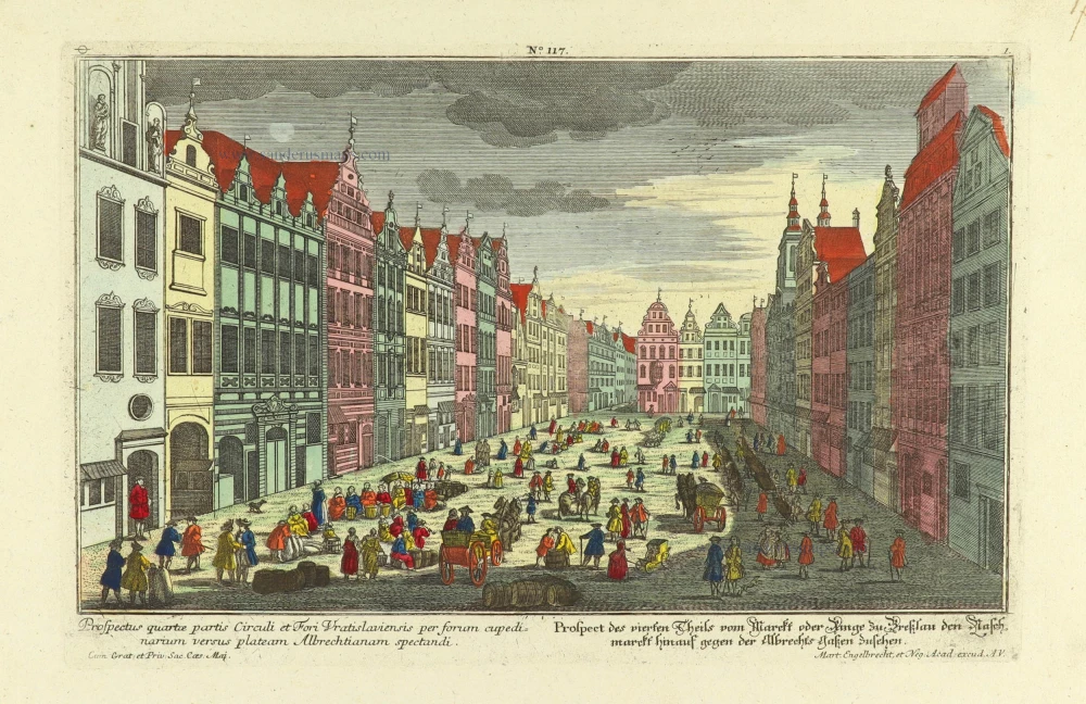 Optical View of Wroclaw (Breslau), by Martin Engelbrecht.