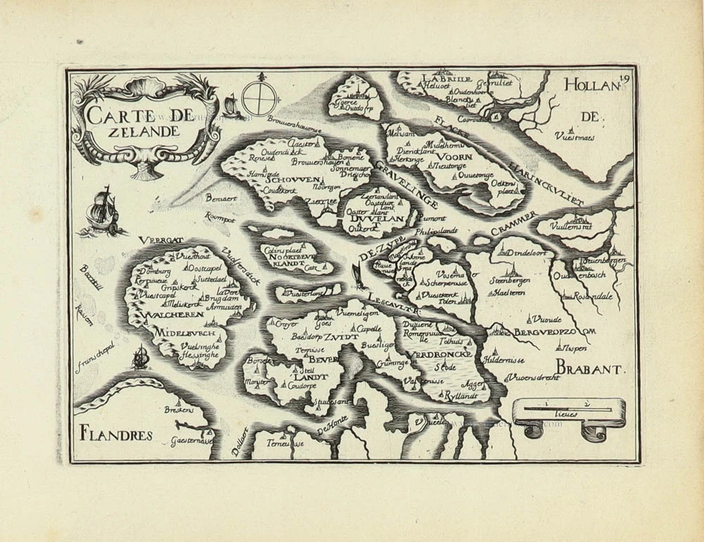 Carte de Zeland.