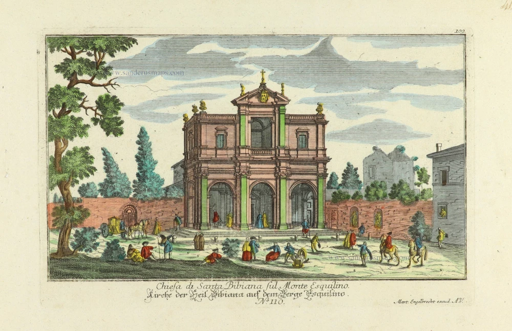 Church of the Saint Bibiana in Rome (Roma), by Martin Engelbrecht.