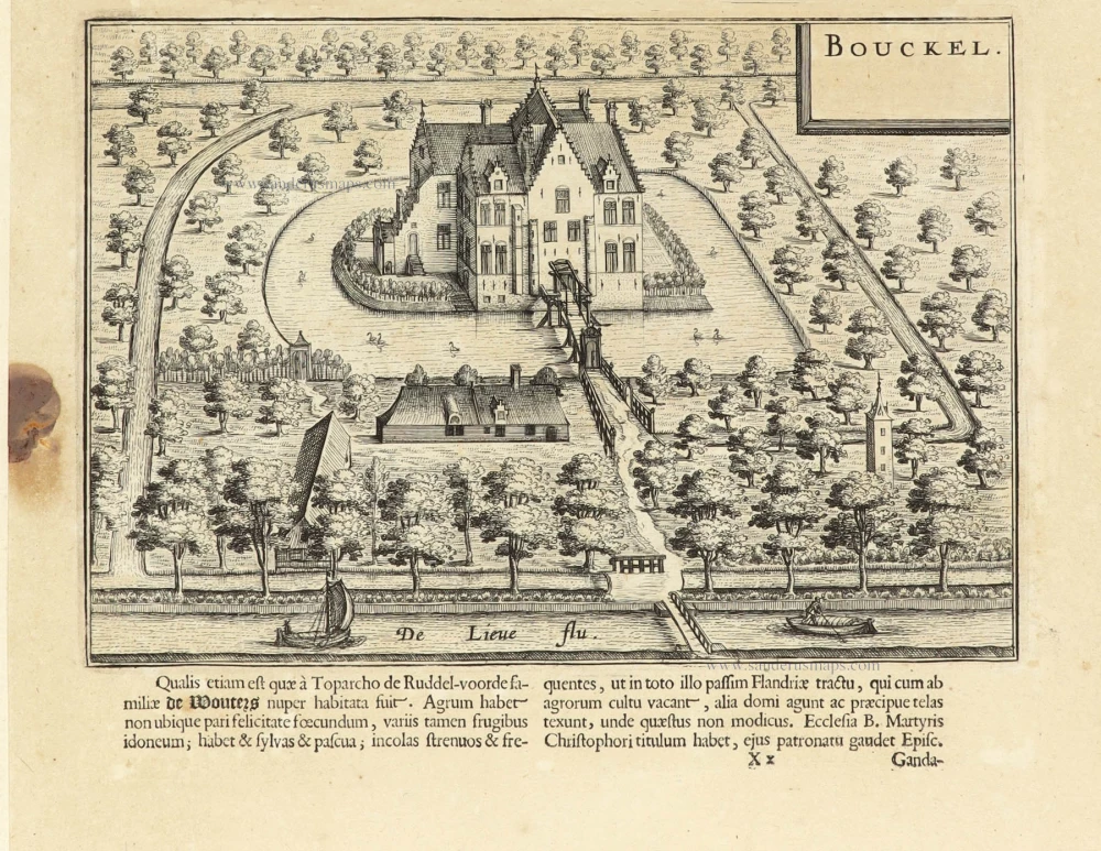 Evergem - Bouckel & Lovendegem, by Antonius Sanderus.