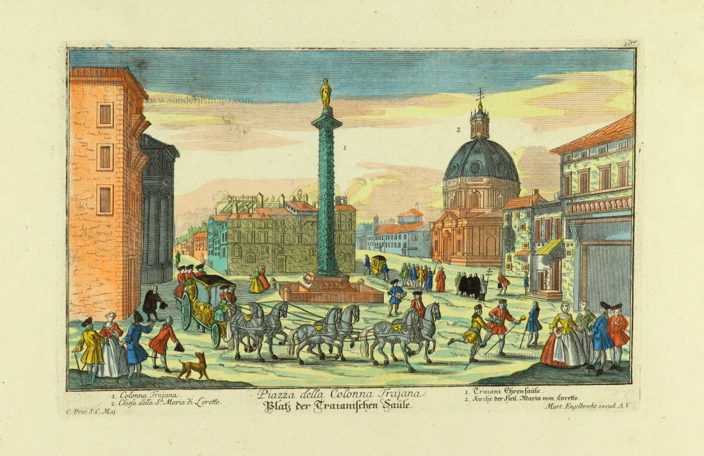 Rome (Roma) - Trajan's Forum, by Martin Engelbrecht.