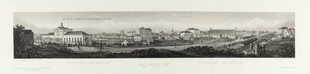 Louvain (Leuven), by F.C. Eisen.