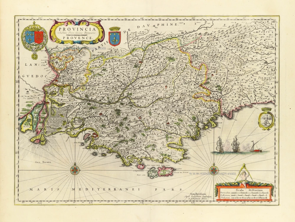 Provence by Willem Blaeu.