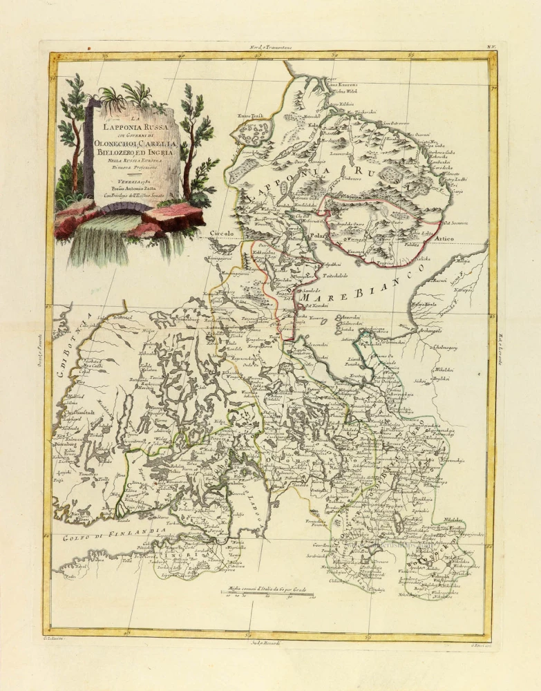 Finland - North West Russia, by Antonio Zatta.