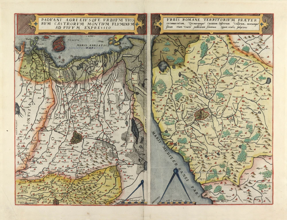 Padua / Lazio , by G. de Jode.