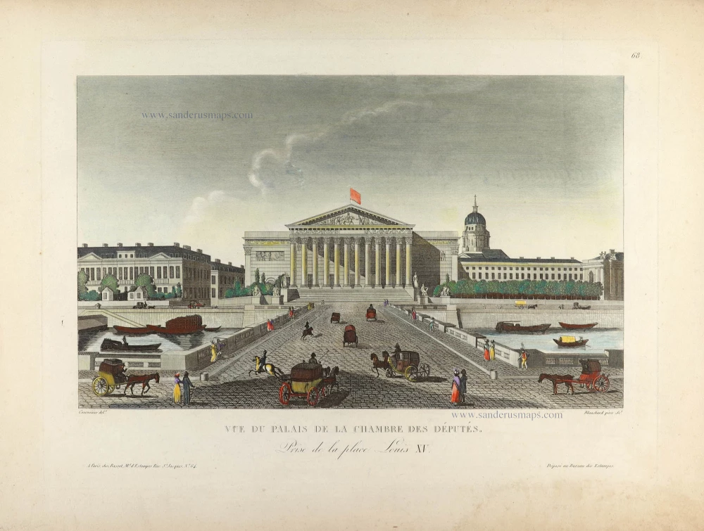 Vue du Palais de la Chambre des Députés.