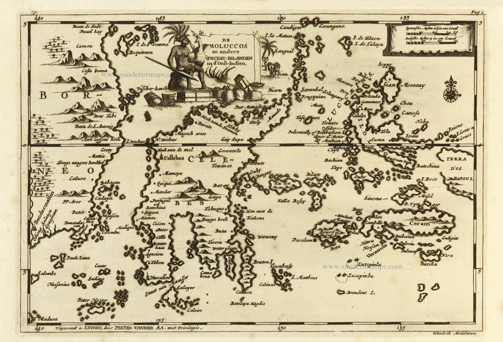 De Moluccos en andere Speceri-eilanden in d'Oost-Indien.