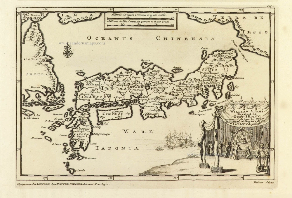 Japan, by Pieter van der Aa.