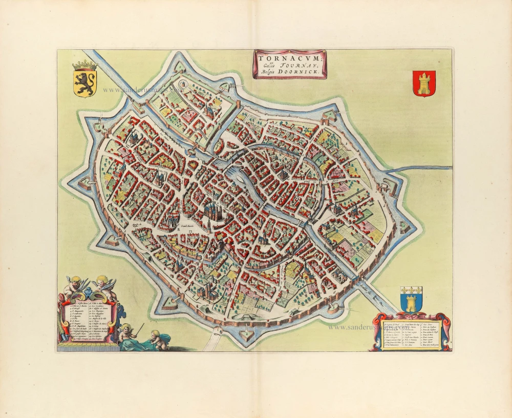 Tournai by J. Blaeu.
