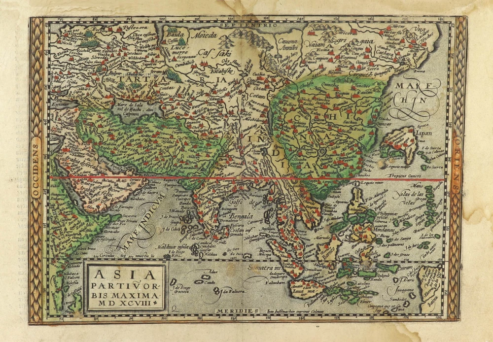 Asia by Matthias Quad, published by Johann Bussemacher.