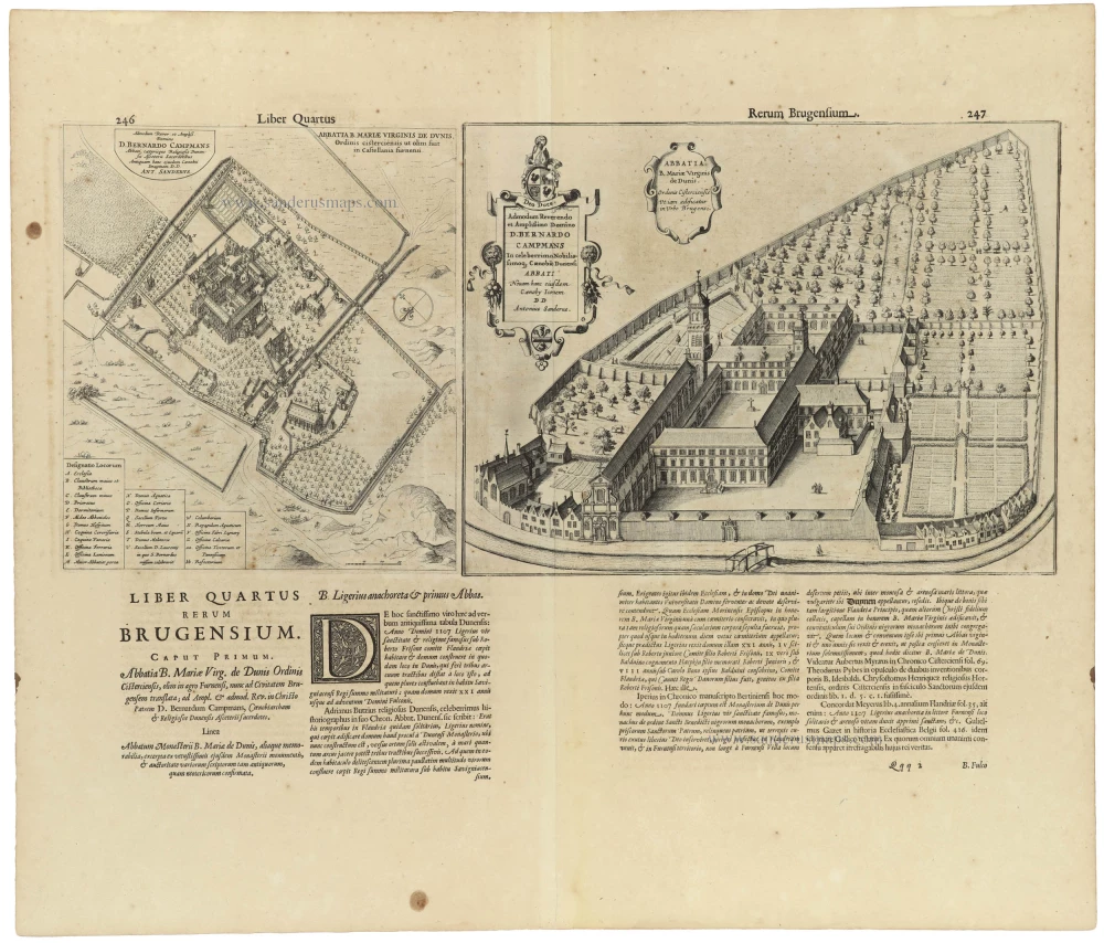 <i>Abdij Ter Duinen</i> - Koksijde and Brugge, by Antonius Sanderus.