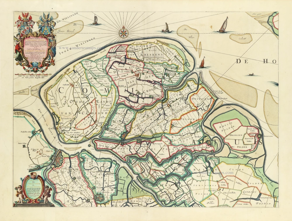 Oost-Vrije (West Zeeuws-Vlaanderen), by Nicolaes Visscher.