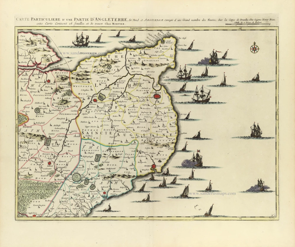 Carte particuliere d'une partie d'Angleterre,
