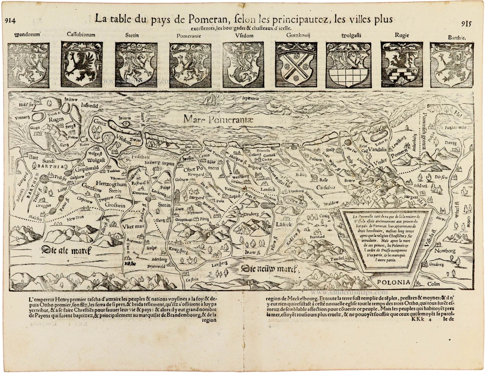 Pomerania, by Sebastian Münster.