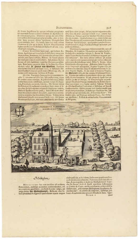 Maldegem, door Antonius Sanderus