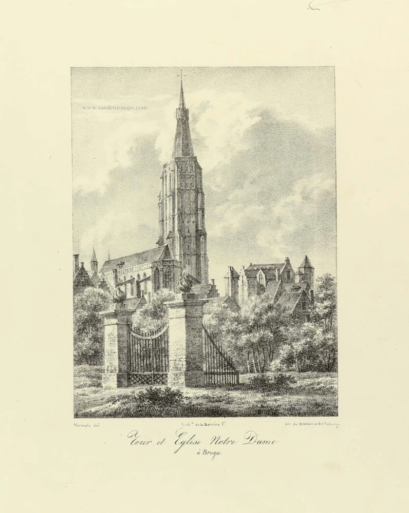 Brugge - O.L.Vrouwkerk, by Dewasme after Vermote.