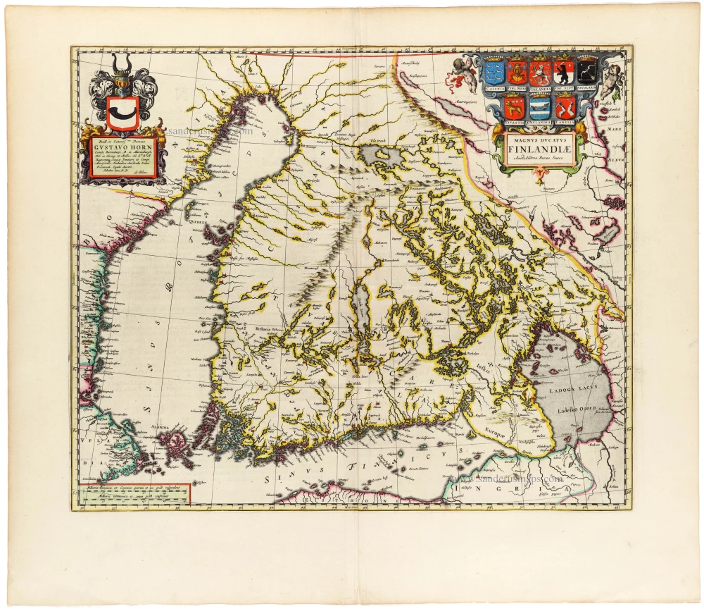 Finland by Joan Blaeu.