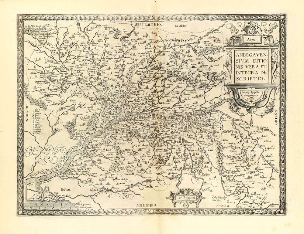 Anjou - Andegavensium Ditionis Vera et Integra Descriptio.