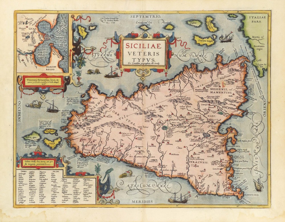 Siciliae Veteris Typus.