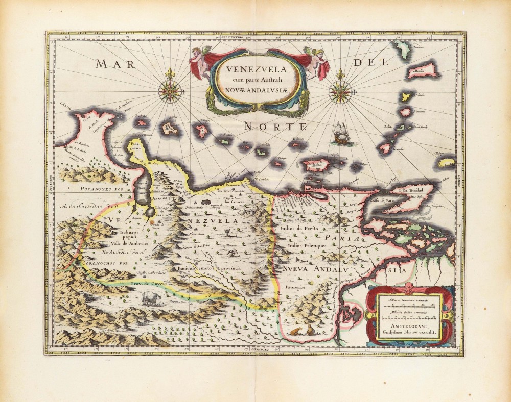 Venezuela, cum parte Australi Novae Andalusiae.