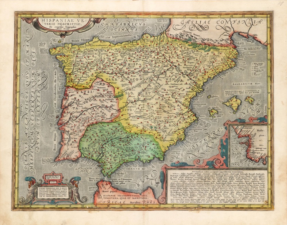 Hispaniae Veteris Descriptio.