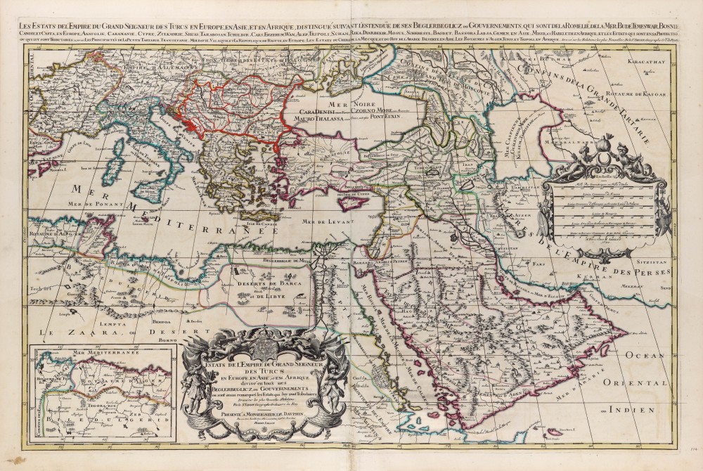 Estats de l'Empire du Grand Seigneur des Turcs en Europe, en Asie, et en Afrique ...