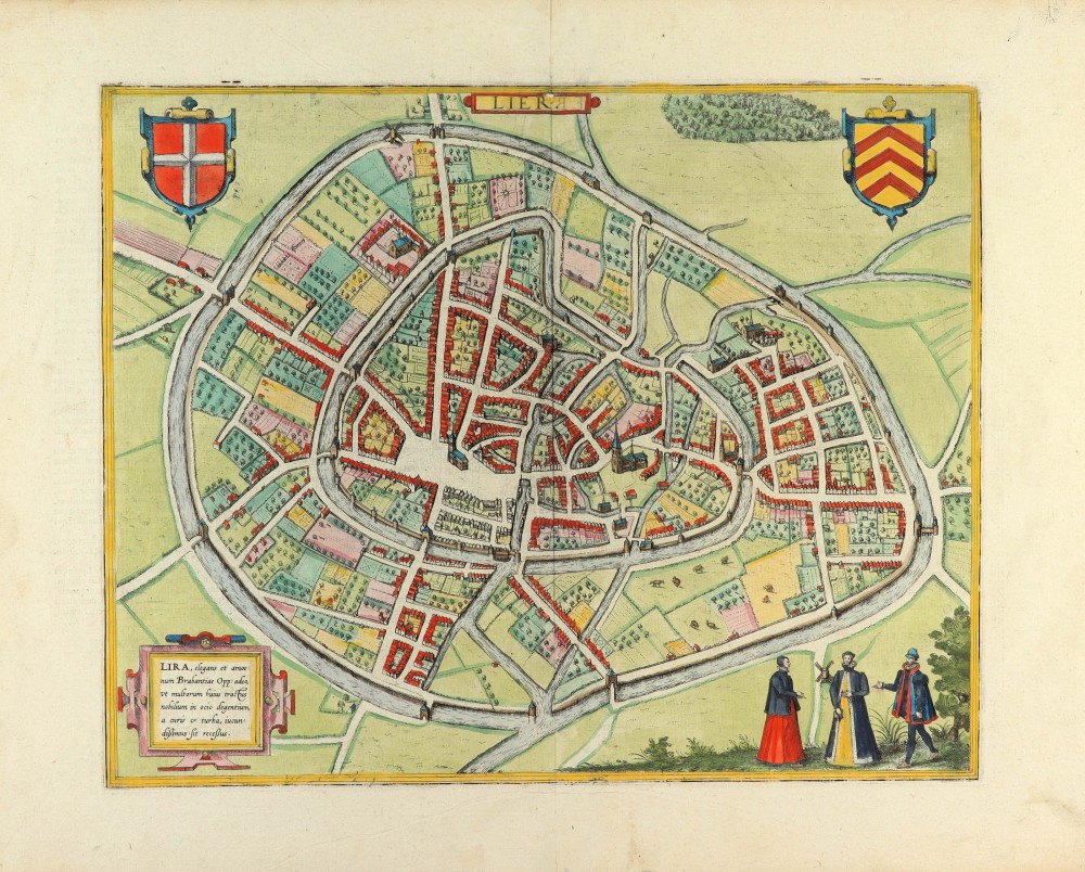 Lier - Lira, elegans et amoenum Brabantiae Opp: adeo, Ut multorum huius tractus nobilium in ocio degentium, a curise turba, iundissimus sit recessus.