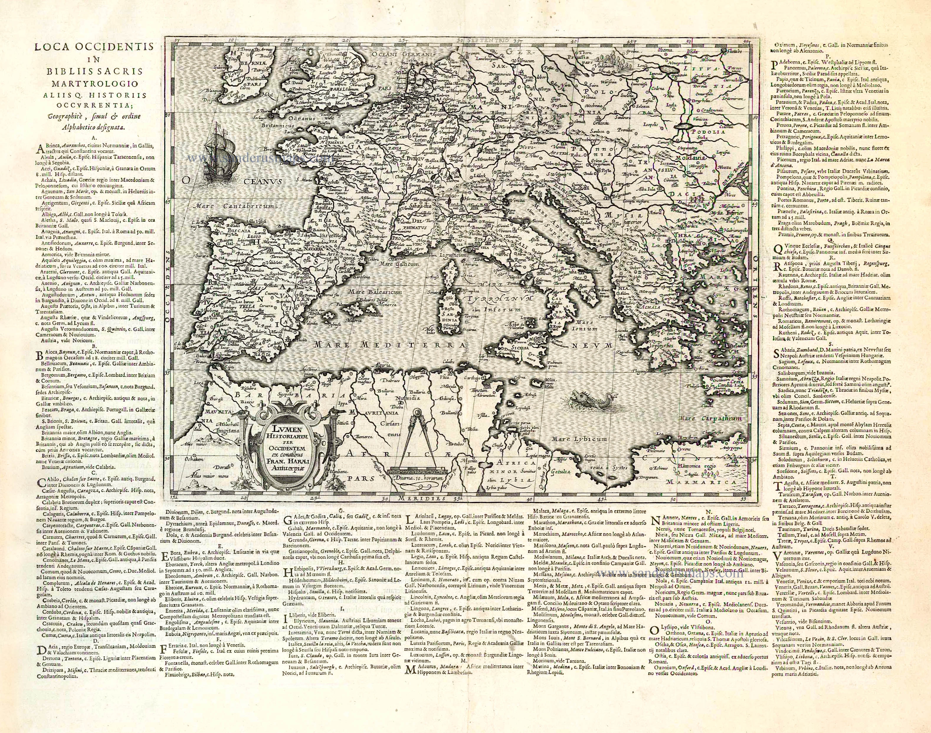 Mediterranean Sea Region 1569.
