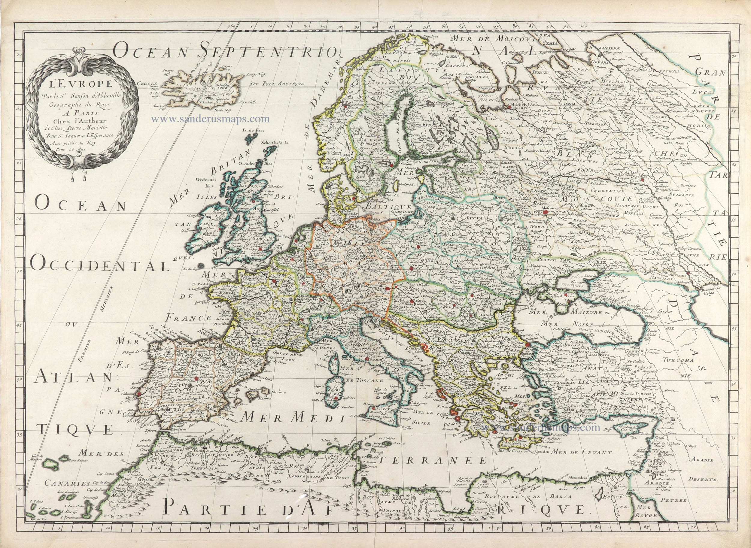 Map Of Europe 1600 To 1700